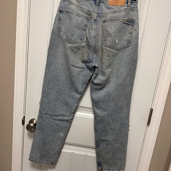 Zara Ripped, Denim, Distressed Jeans Size 4 High-Waisted - Picture 6 of 6